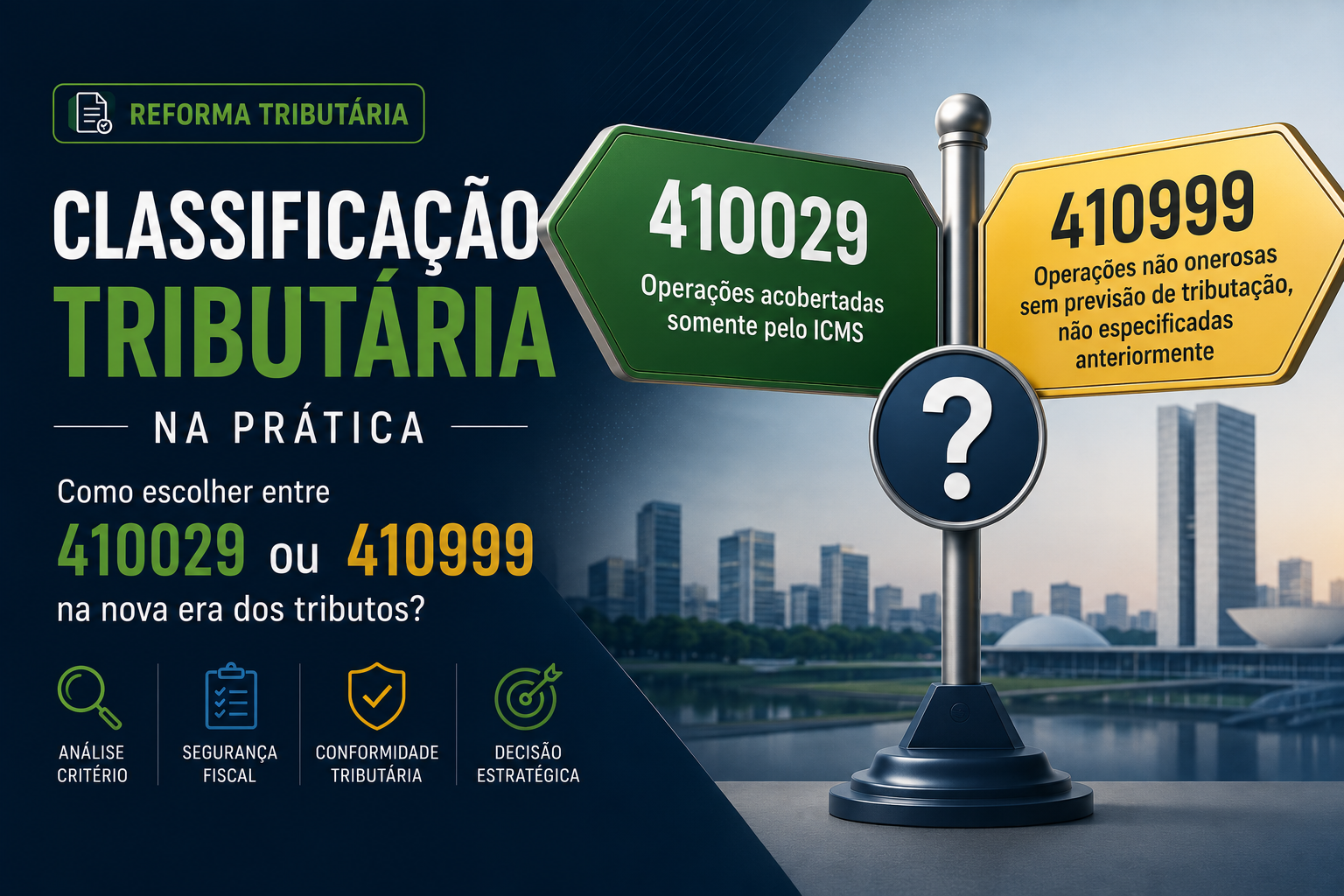 cClassTrib 410029 x 410999: afinal, qual a diferen�a e quando utilizar cada c�digo?
