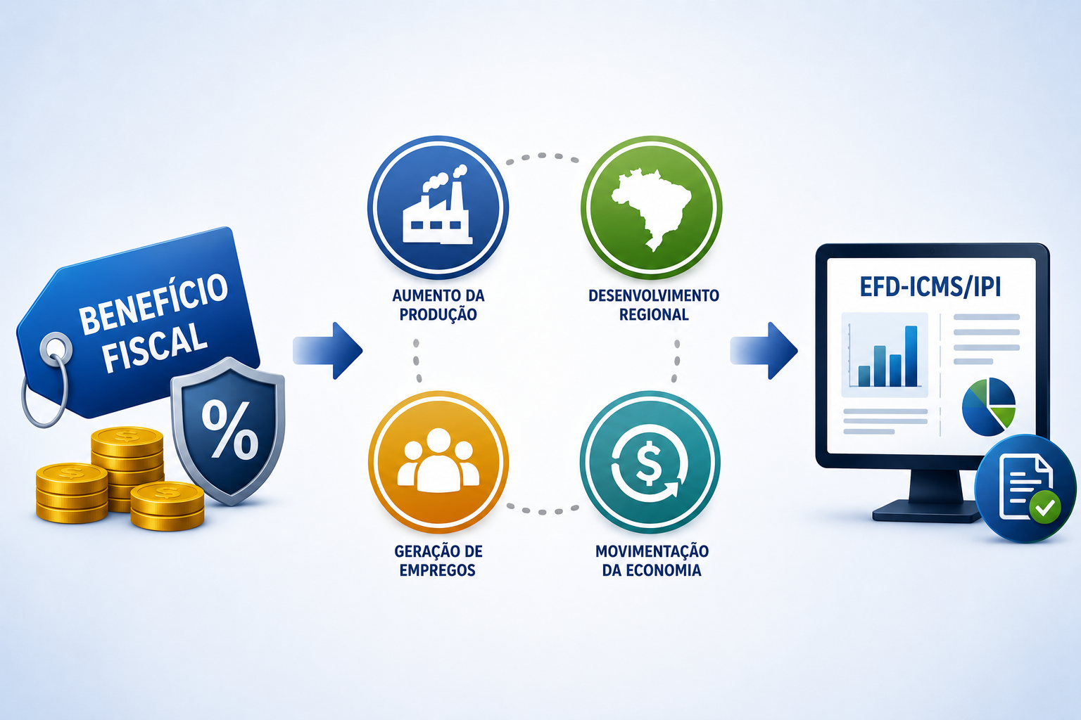 Fundo de compensa��o de benef�cios fiscais ter� sua operacionaliza��o na EFD-ICMS/IPI
