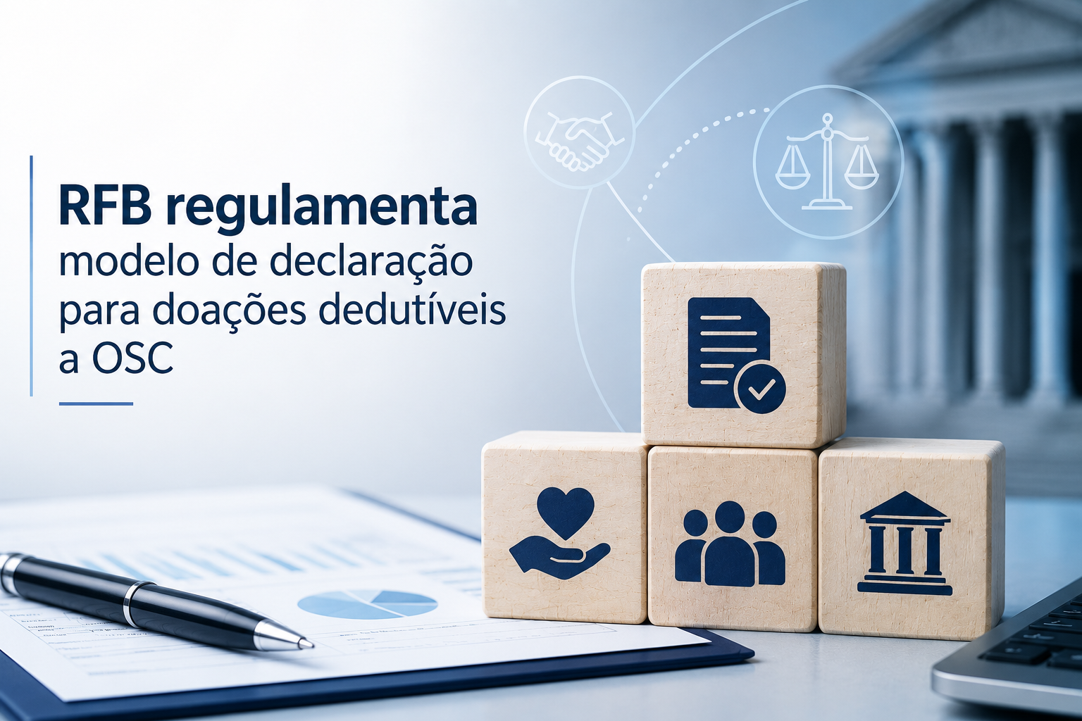 RFB regulamenta modelo de declara��o para doa��es dedut�veis a OSC