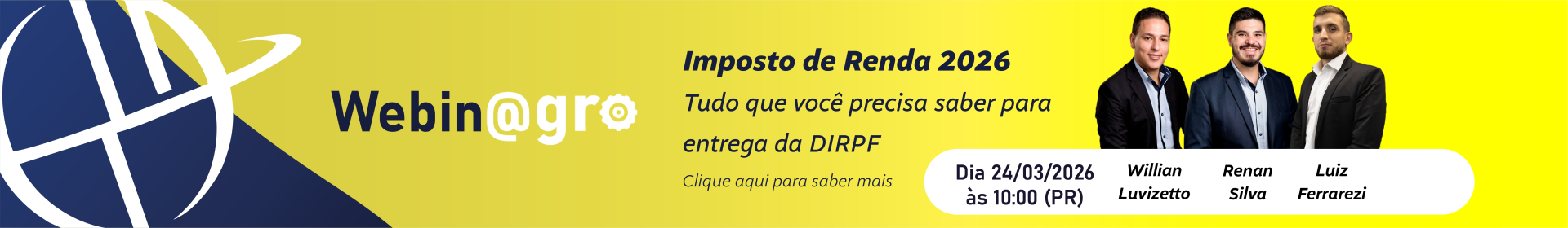 Webinagro: Imposto de Renda 2026