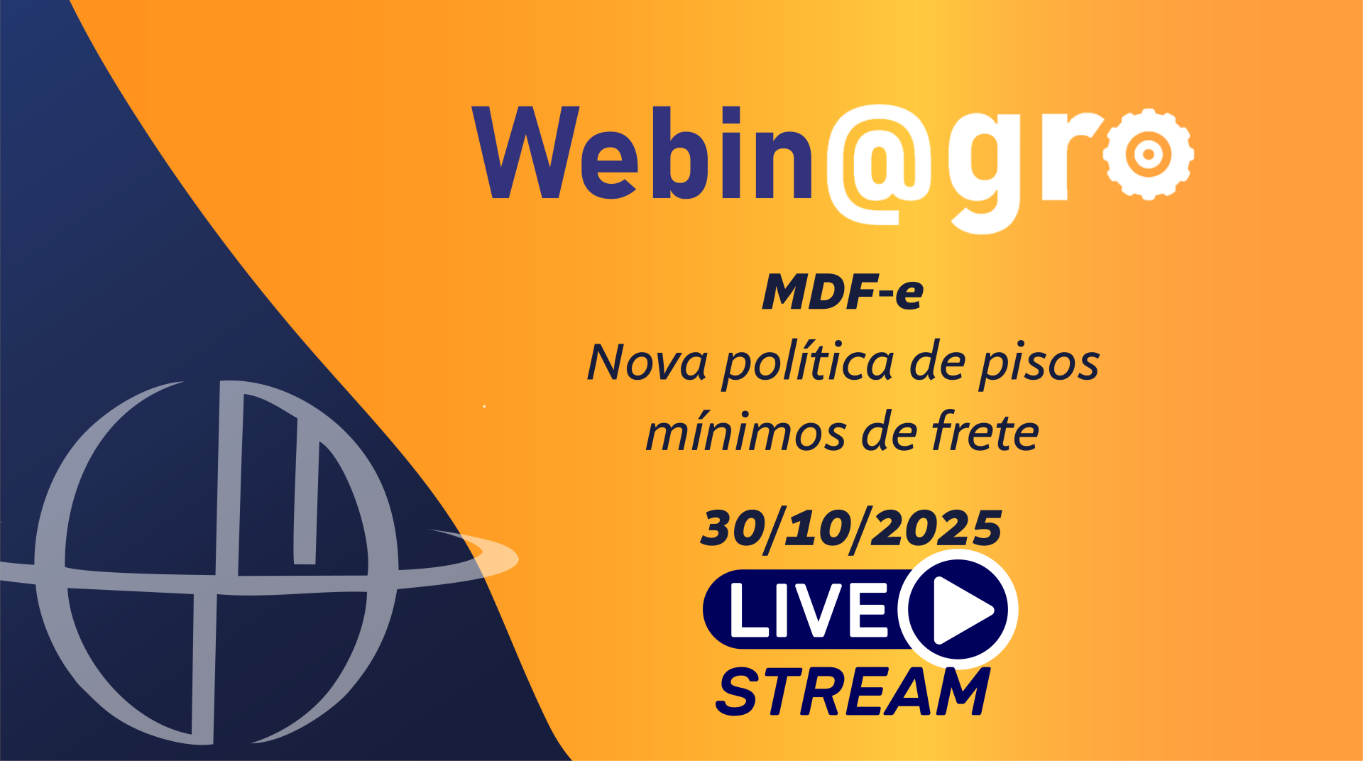 Webinagro: MDF-e e a nova poltica de pisos mnimos de frete