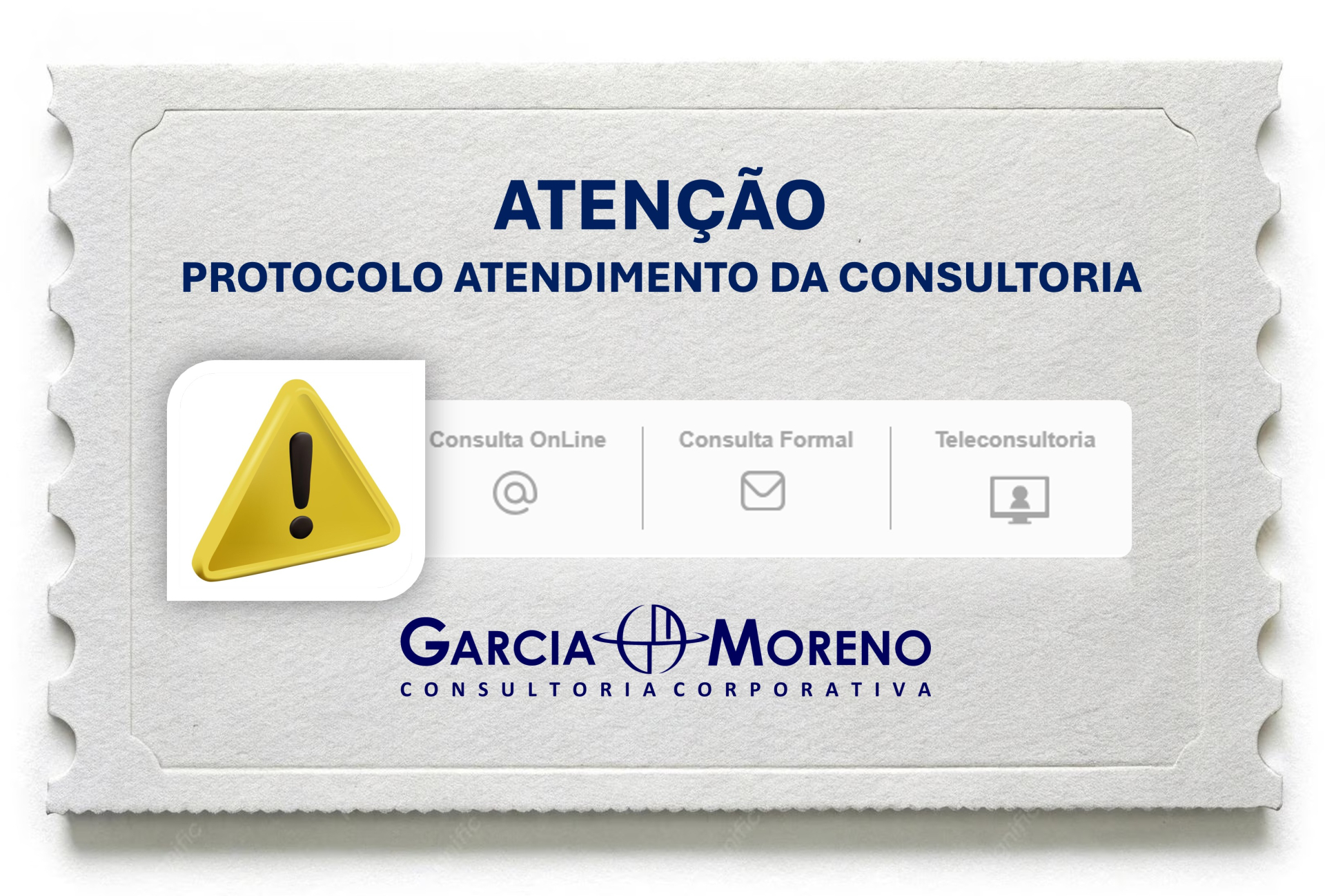 Garcia & Moreno: Somente consultas com d�vidas apresentadas ser�o atendidas